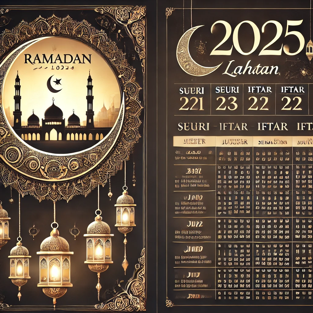 Ramadan calendar 2025 Lahore